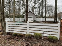 <b>5 Rail White Vinyl Ranch Rail</b>